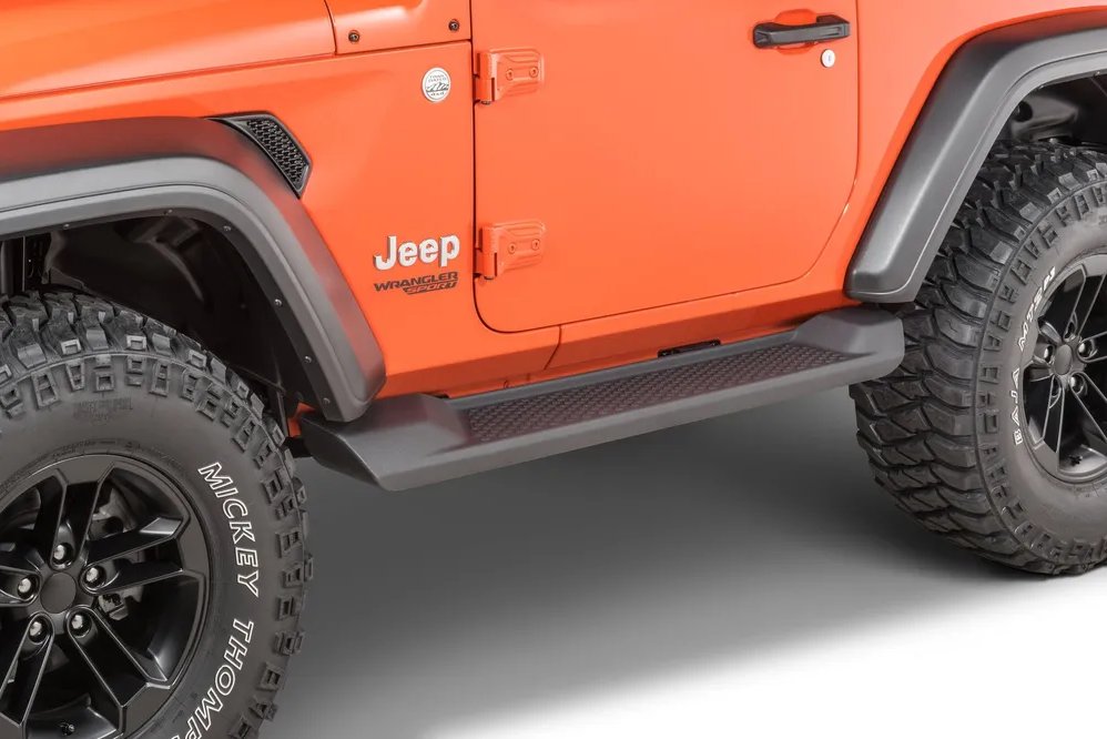 Пластиковые пороги для JL 2D от JeepTerrain.ru
